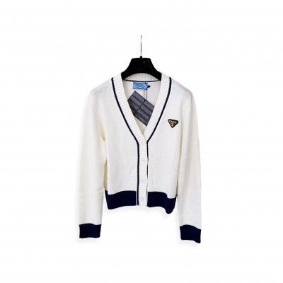 PRADA CONTRASTING CARDIGAN 